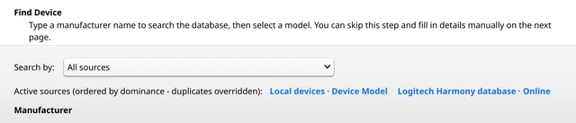 Finding a device by its maker